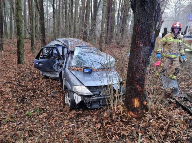 Kolizja koło Miejskiej Górki