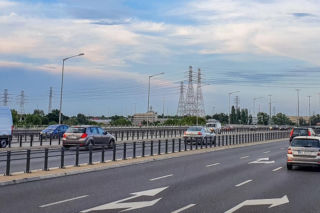 S8 przy moście Grota-Roweckiego: nowy etap remontu, nocą zamkną część wjazdów i zjazdów