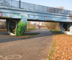 Mural w rejonie Lisiej Góry w Rzeszowie robi się coraz większy
