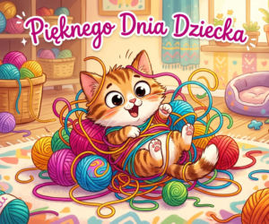 Śmieszna kartka na Dzień Dziecka