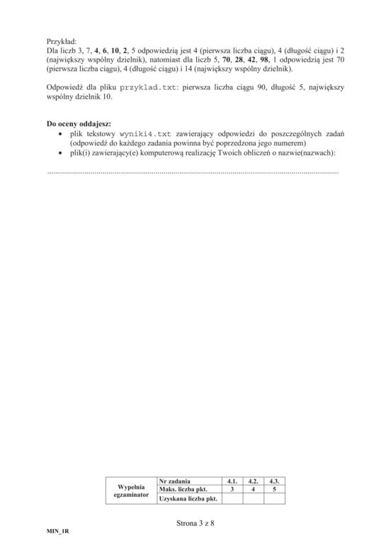 ARKUSZE CKE - Matura z informatyki 2019