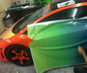 Tęczowe Lamborghini Gallardo 