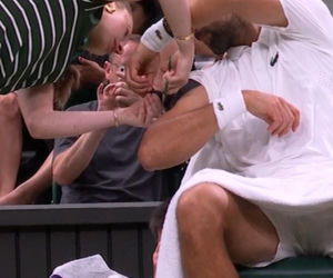 Novak Djokovic przestraszył dziewczynę