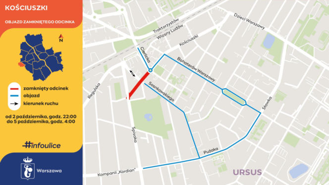 Wracamy na Kościuszki - ZDM Warszawa