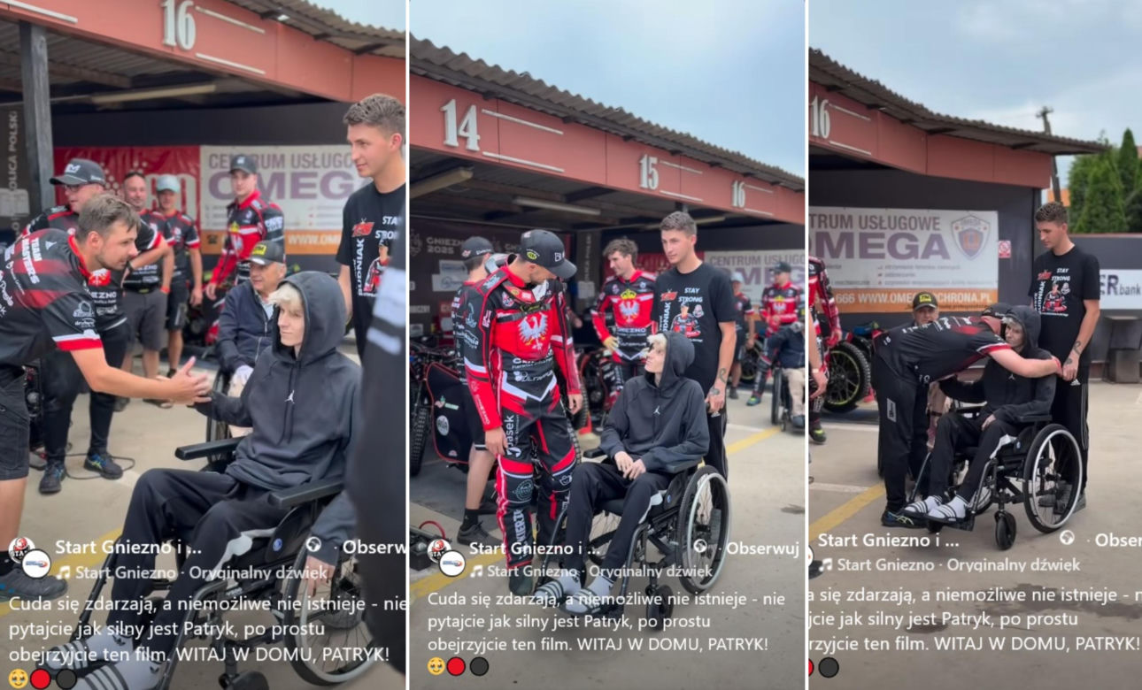 Otarł się o śmierć. Gdy Patryk Budniak pojawił się na stadionie, rozległy się brawa