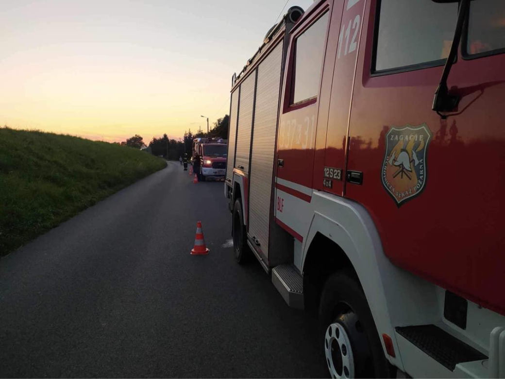 Mężczyzna nadział się na pręty. Śmigłowiec LPR i straż pożarna musieli działać błyskawicznie 