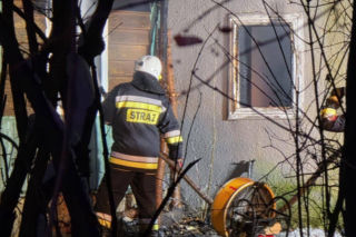 Pożar w okolicach Brzeska. Nie żyje jedna osoba