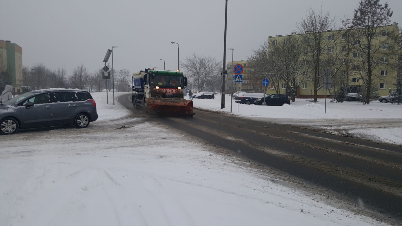 W Bydgoszczy znów prószy śnieg