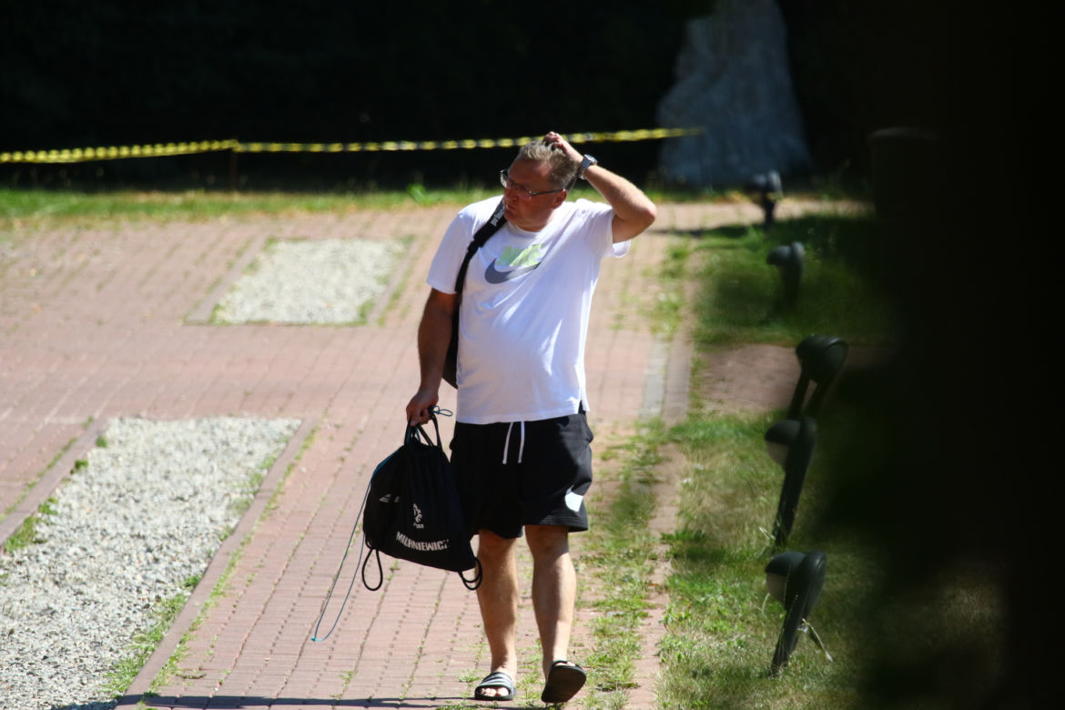 Michniewicz chudnie na korcie