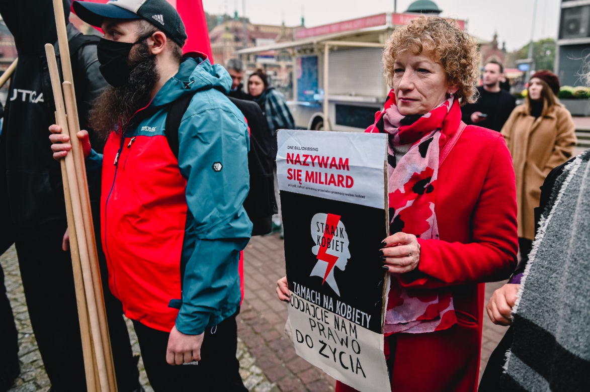 Protest aborcyjny w Gdańsku