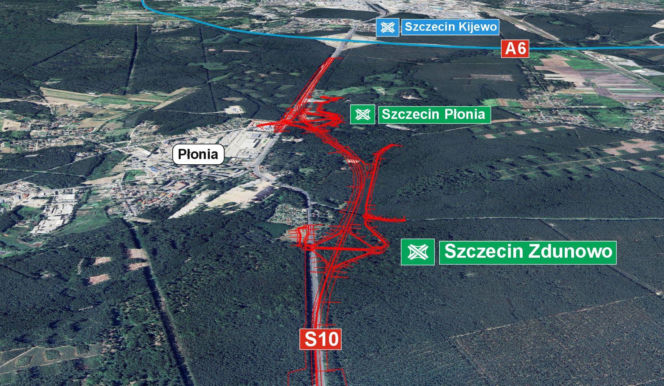 Droga S10 między Płonią i Kijewem
