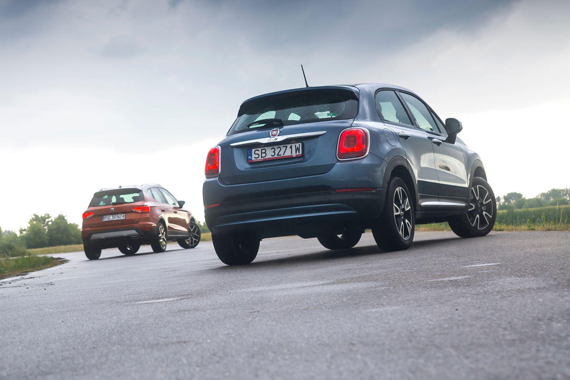 Fiat 500X Mirror 1.4 MultiAir 140 KM vs. Seat Arona 1.5 TSI 150 KM FR