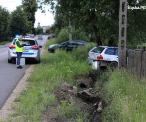 Łupnął BMW w płot i czym prędzej zwiał piechotą