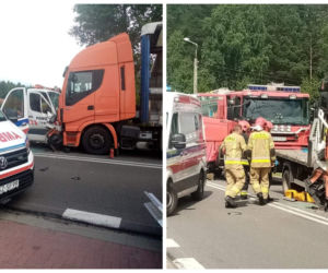Nowiny. Śmiertelny wypadek na DK 57. Nie żyje kierowca dostawczego busa [ZDJĘCIA]
