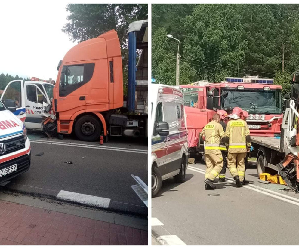 Nowiny. Śmiertelny wypadek na DK 57. Nie żyje kierowca dostawczego busa [ZDJĘCIA]
