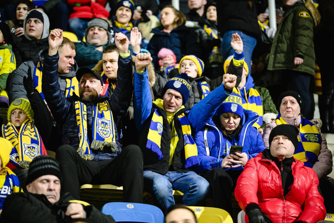 Arka Gdynia - Lechia Gdańsk: Zdjęcia kibiców z derbów Trójmiasta w ramach 23. kolejki PKO BP Ekstraklasy