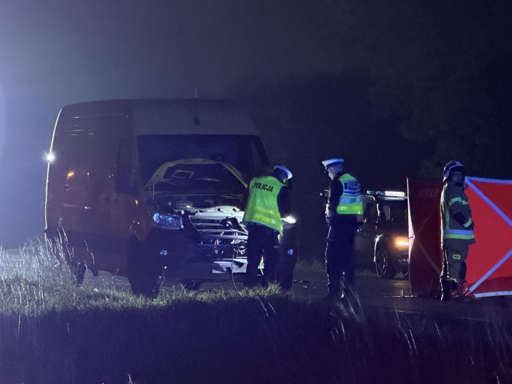 Śmiertelne potrącenie człowieka na prostej drodze. Nie miał szans