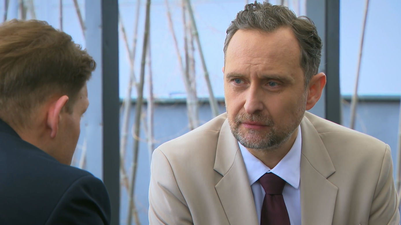 Barwy szczęścia odc. 2712: Łukasz (Michał Rolnicki), Wangel (Marek Kałużyński)