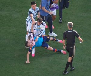 Awantura po finale MŚ Hiszpania - Argentyna