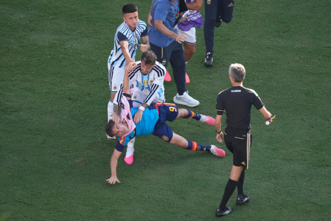 Awantura po finale MŚ Hiszpania - Argentyna