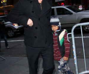Brad Pitt z synem Maddoxem