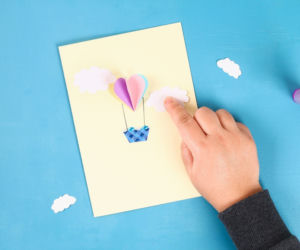 Kartka walentynkowa ręcznie robiona: DIY - krok 6