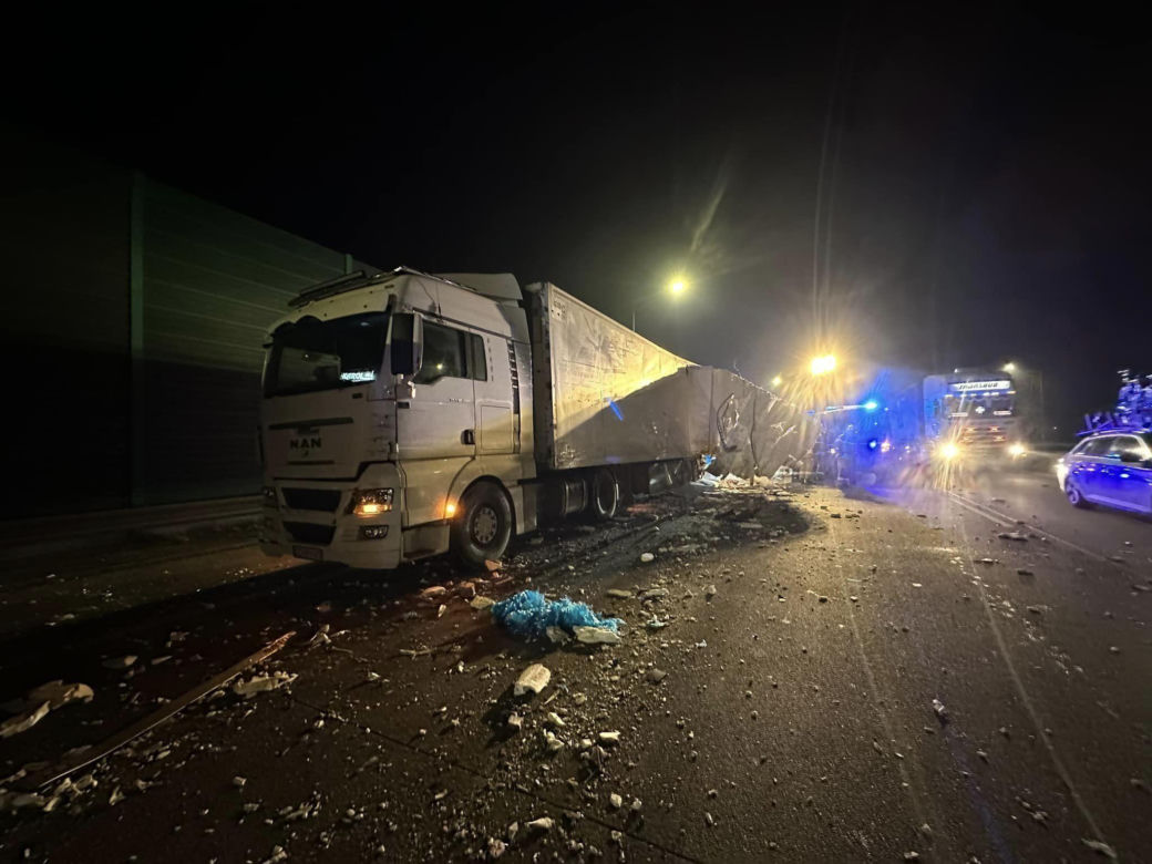 Wypadek na A1 ZDJĘCIA