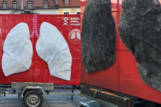 Sosnowiec: Białe płuca w centrum miasta po tygodniu zrobiły się czarne. Takie mamy powietrze [ZDJĘCIA, WIDEO]