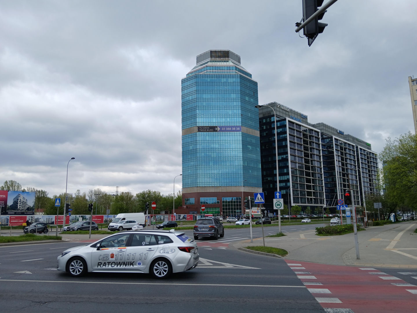 Przyszła lokalizacja inwestycji mieszkaniowej Aleje 138 w Warszawie