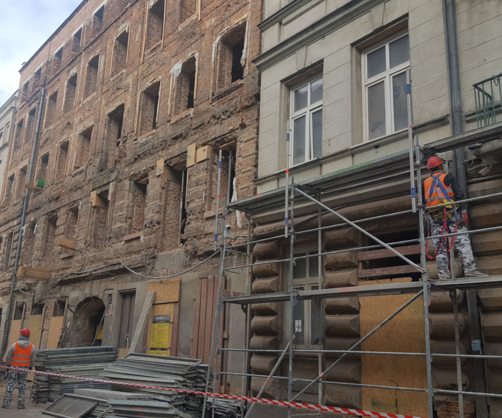 remontowana ul. Włókiennicza