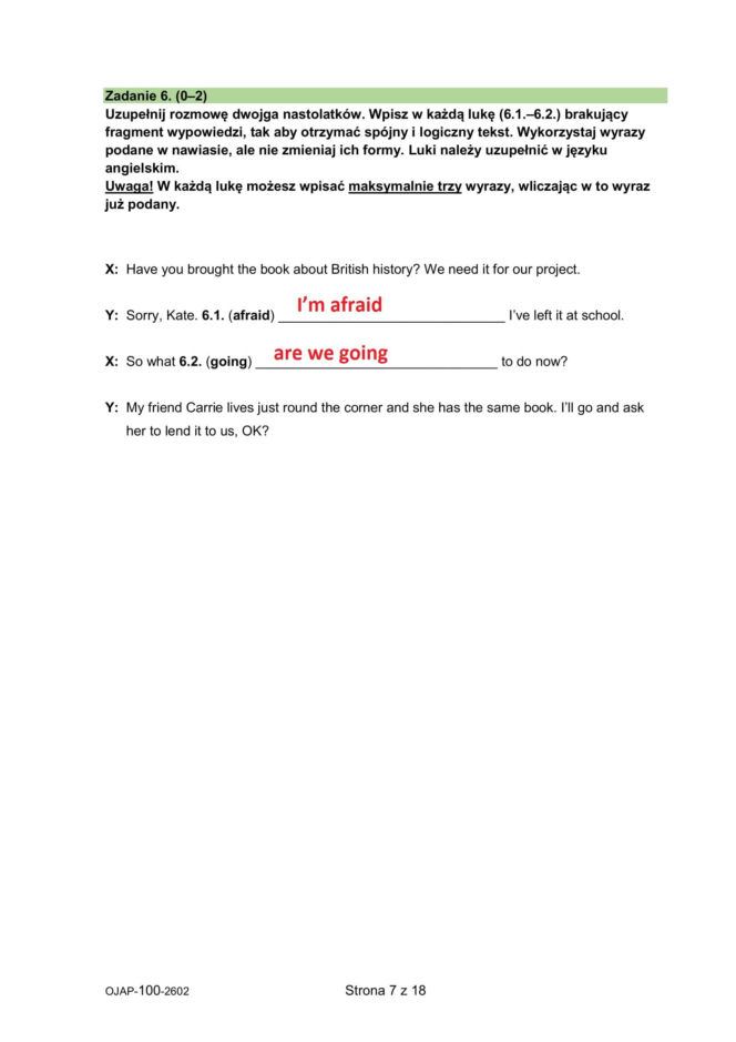 Próbny egzamin ósmoklasisty 2026 CKE: angielski - wszystkie odpowiedzi do arkusza CKE 14.01.2026