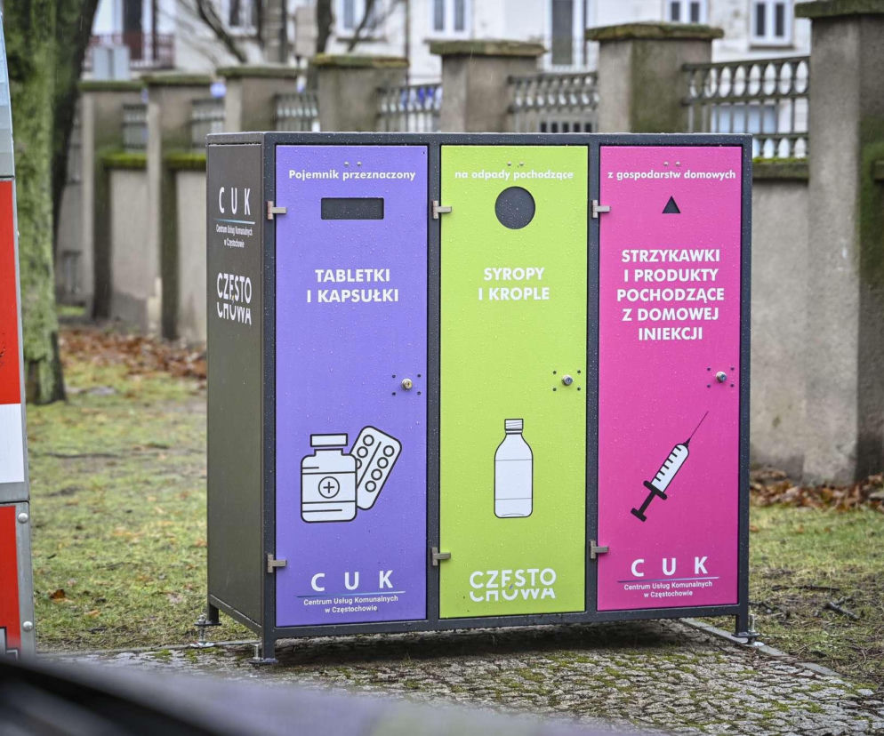 W Częstochowie pojawią się pojemniki na przeterminowane leki. Punkty będą monitorowane