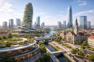 Polskie miasta oczami AI