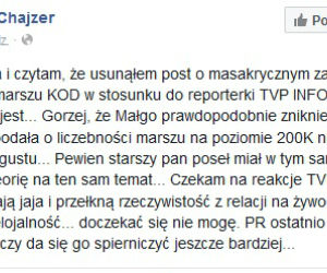 Filip Chajzer o TVP