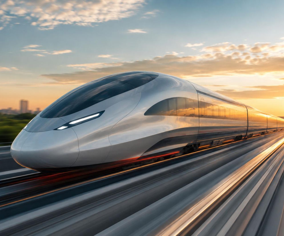 Pociągi w Polsce pojadą z prędkością 550 km/h? Szykuje się konkurencja dla samolotów