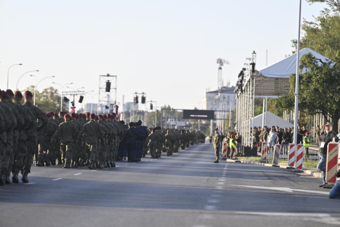 Próba generalna defilady wojskowej w Warszawie