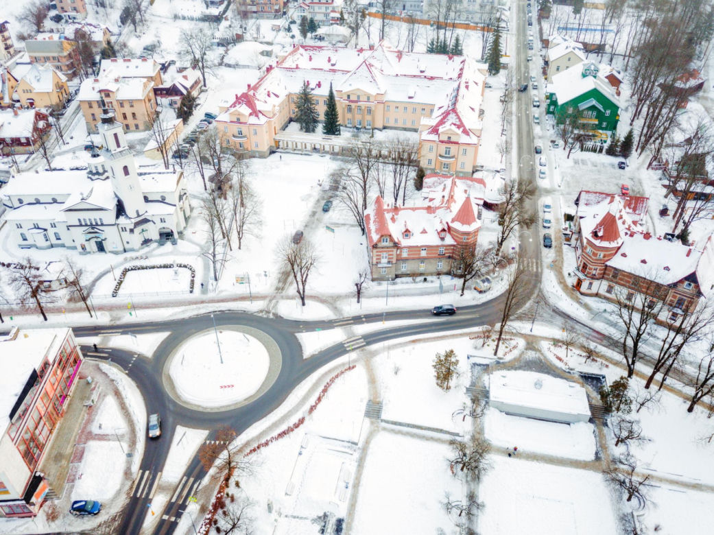 Krynica-Zdrój zimą