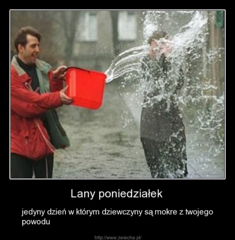 Ten poniedziałek będzie mokry! Najlepsze MEMY na śmigus-dyngus!