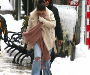 Selena Gomez w zimowym Nowym Jorku