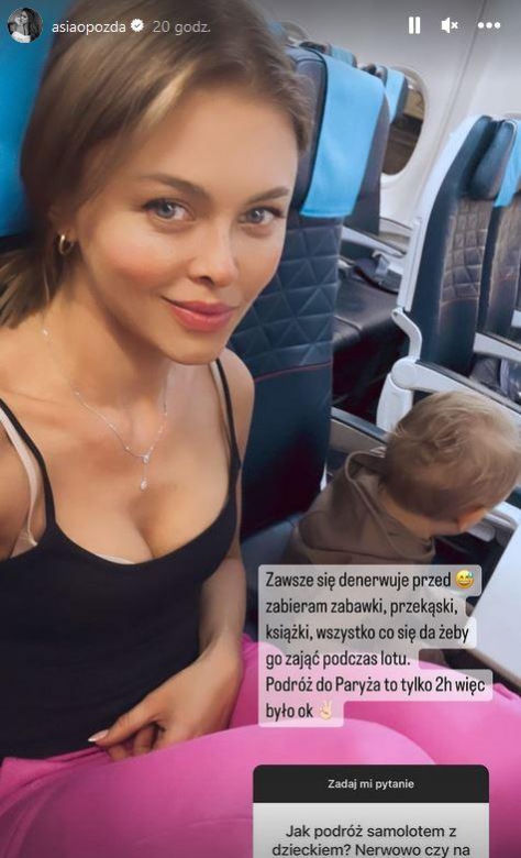 Joanna Opozda pokazała synkowi Paryż 