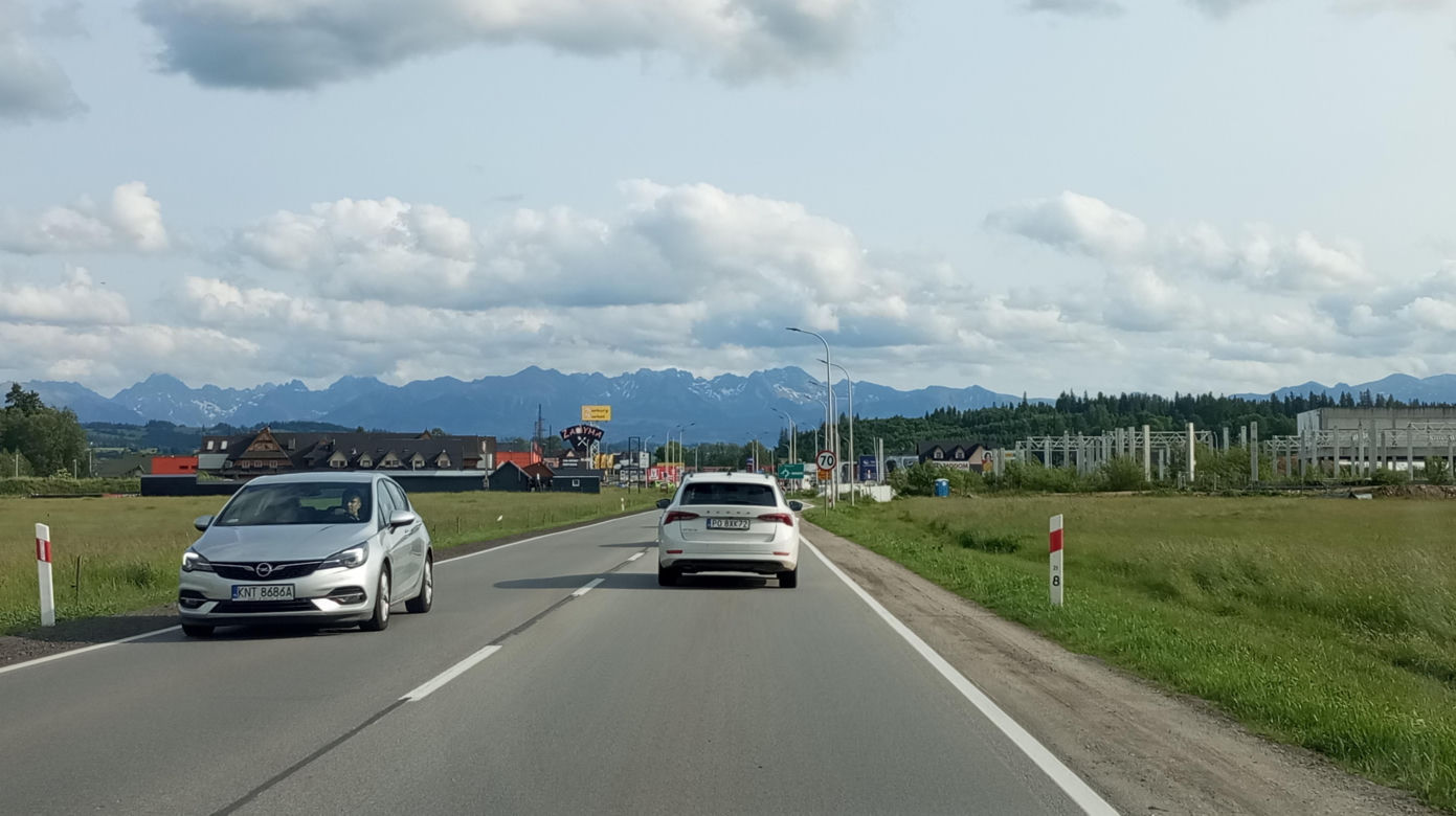 Stara zakopianka, czyli DK 47 Nowy Targ - Zakopane