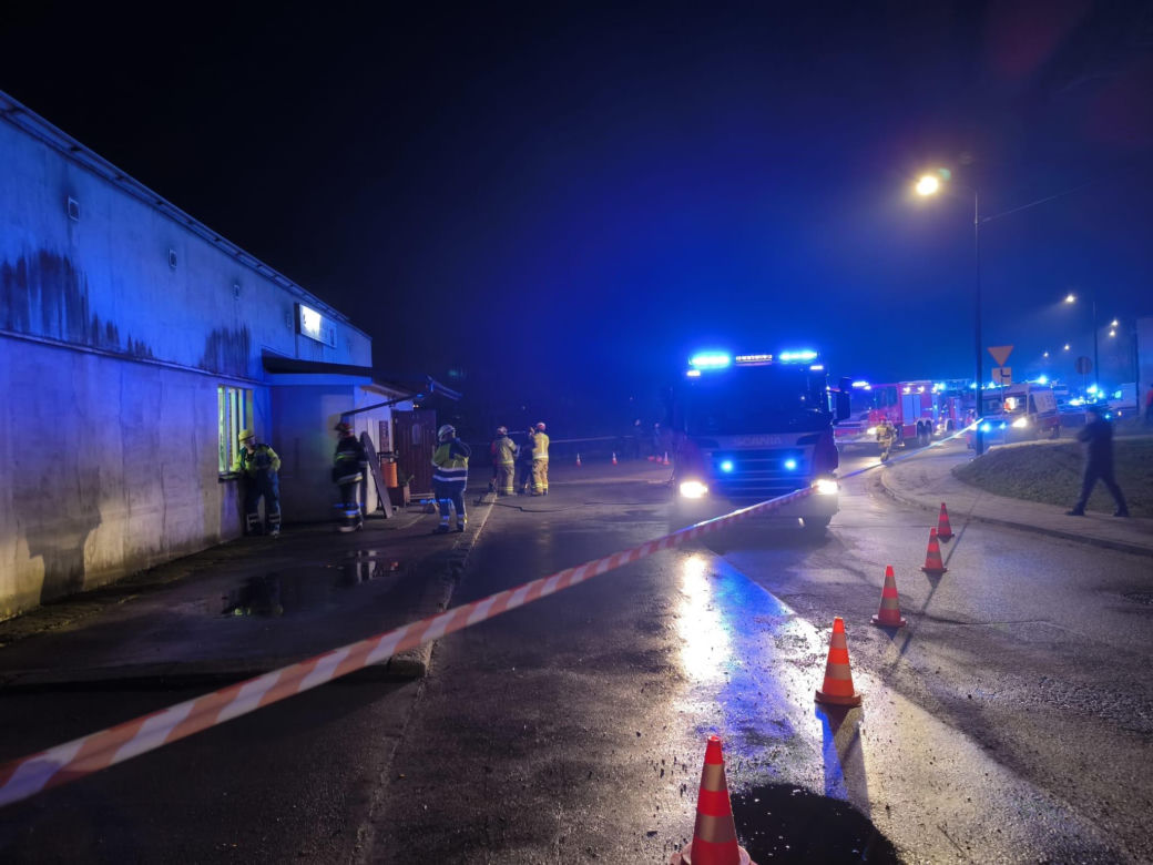 Wybuch gazu w restauracji. Jedna osoba została zabrana do szpitala