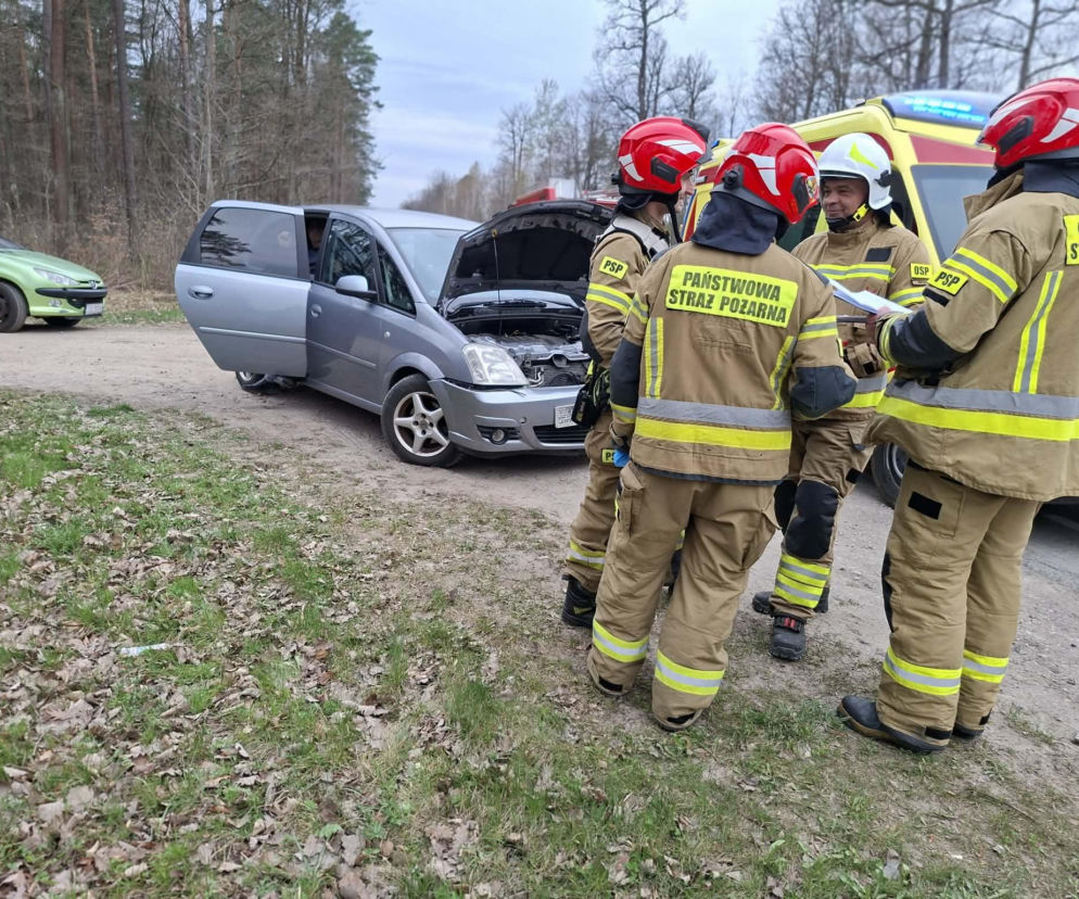 Wypadek na drodze Starachowice - Lubienia