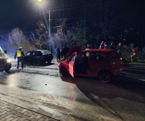 Wypadek Iłżecka 19.12.21 Starachowice