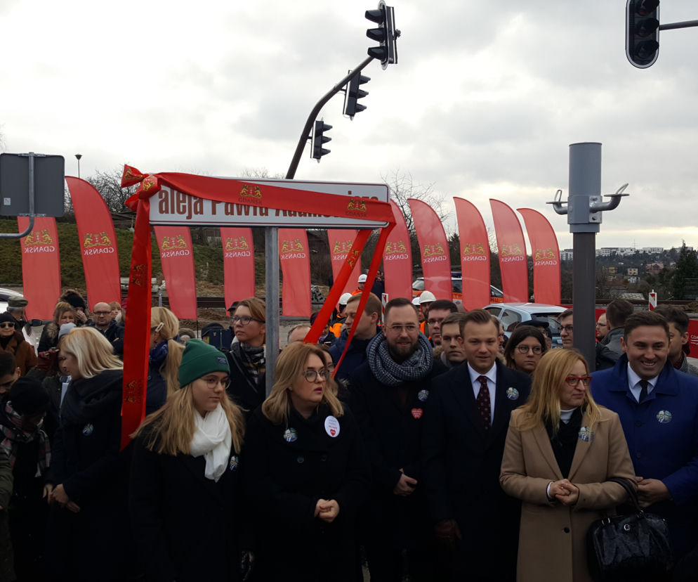 W uroczystości udział wzięli żona, córka oraz brat Pawła Adamowicza