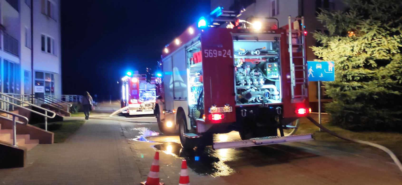 Potężny wybuch pod Warszawą. Ewakuowanych ponad 40 osób