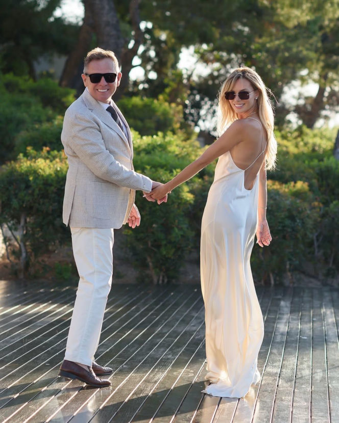 Izabela Janachowska z mężem