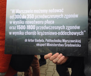 Spotkanie przed UM Warszawa