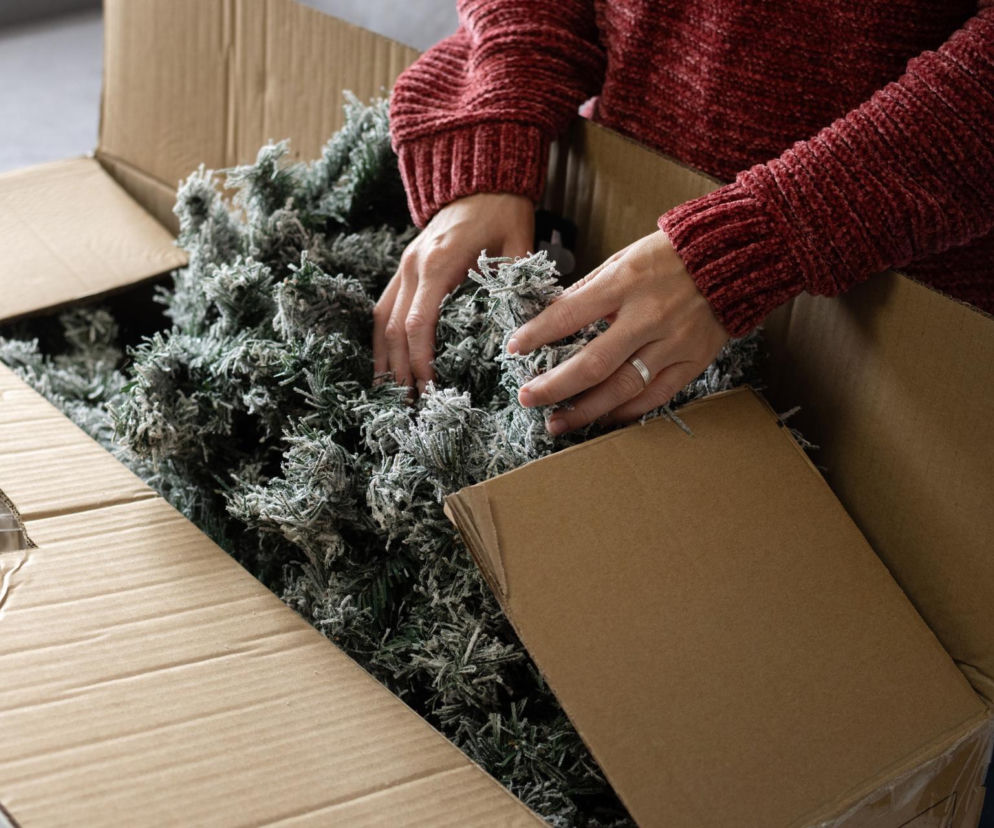 Czyszczenie sztucznej choinki