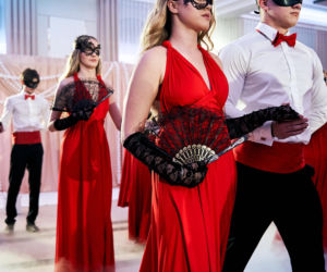 Studniówka siedleckiej Królówki 2026 - walc i polonez